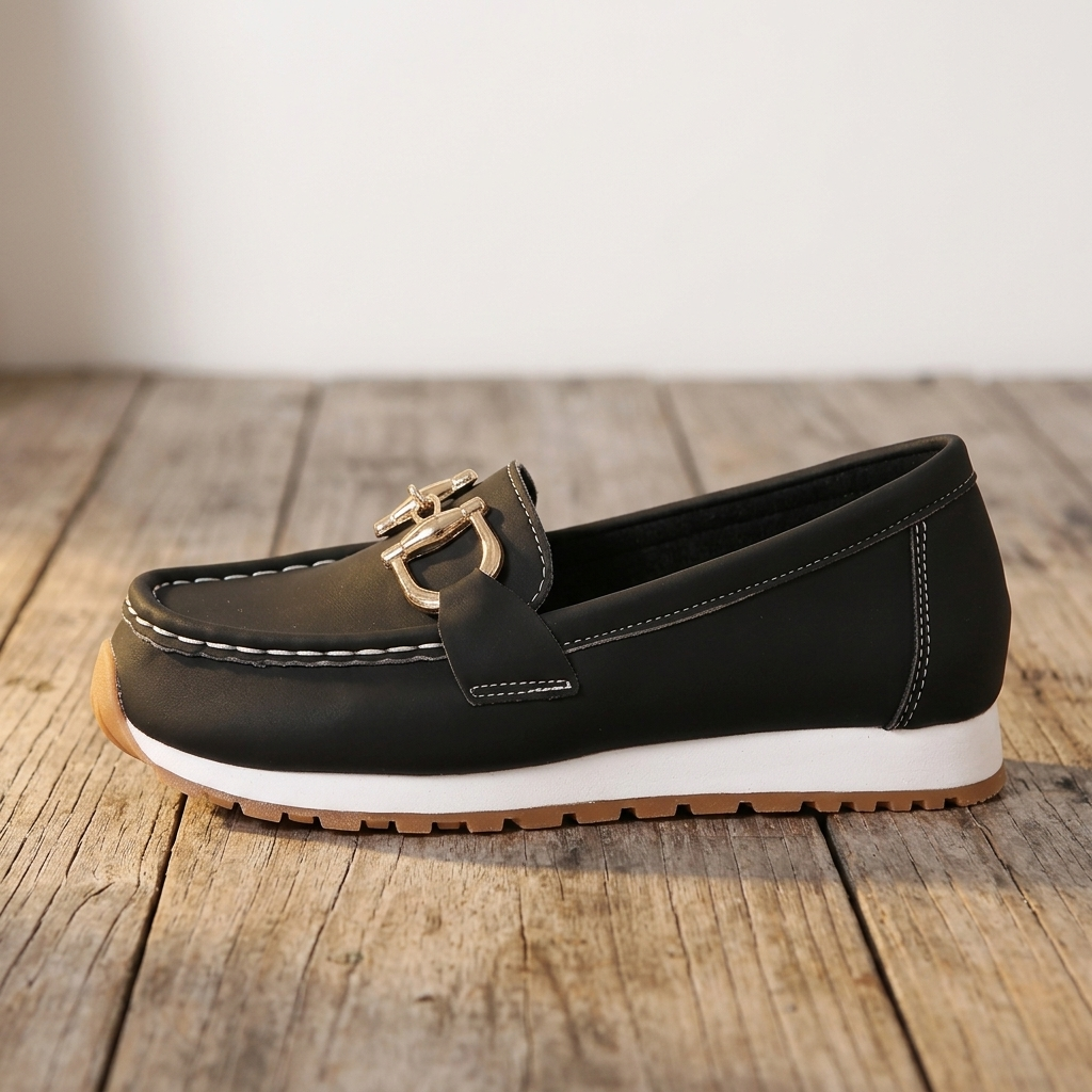 Estelle | Buckle Loafers – Leah & Lila