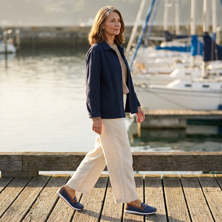 Esme | Flat Buckle Loafers – Leah & Lila