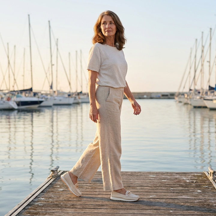 Evelyn | Diamond Buckle Loafers – Leah & Lila