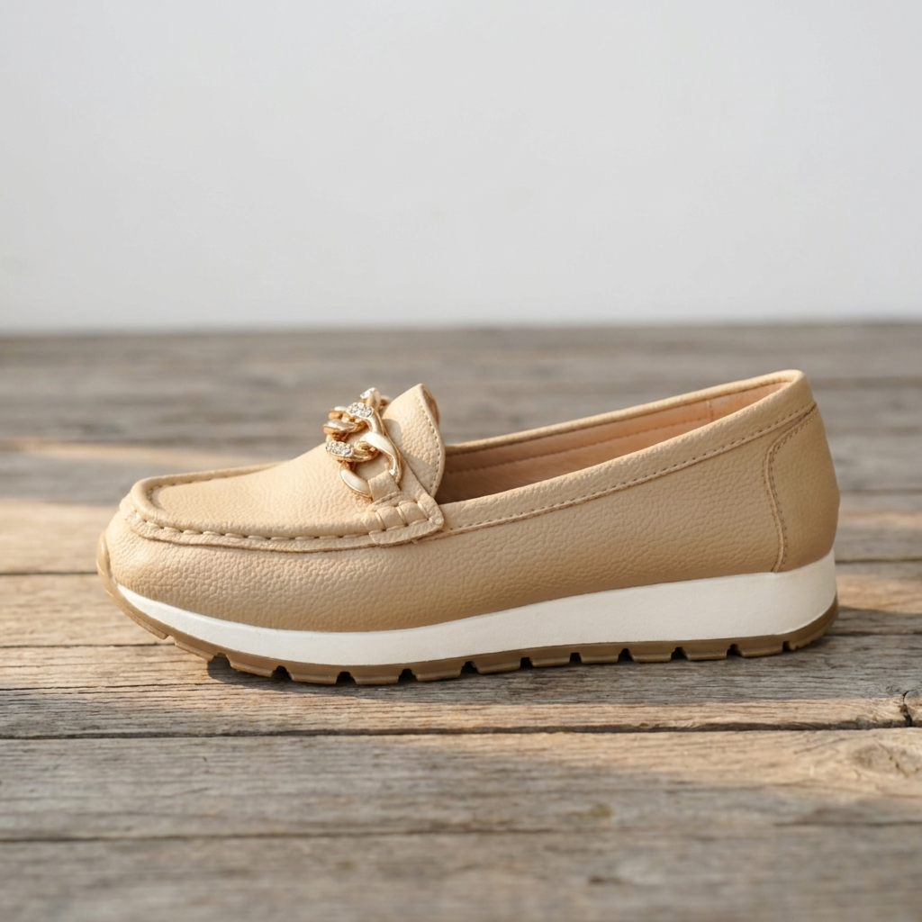 Evelyn | Diamond Buckle Loafers – Leah & Lila