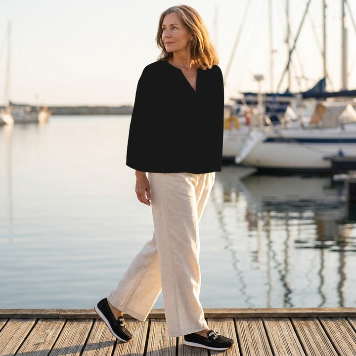 Emma | Diamond Buckle Loafers – Leah & Lila