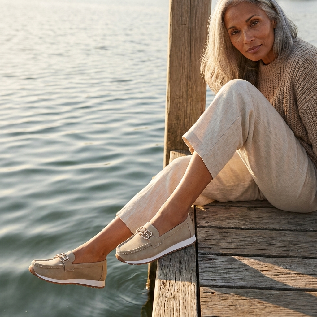 Emma | Diamond Buckle Loafers – Leah & Lila