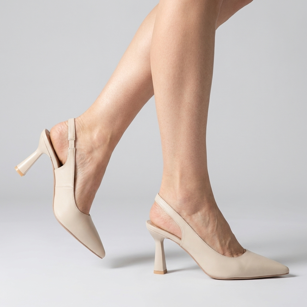 Sophia | Pointed Toe Slingback Heels – Leah & Lila