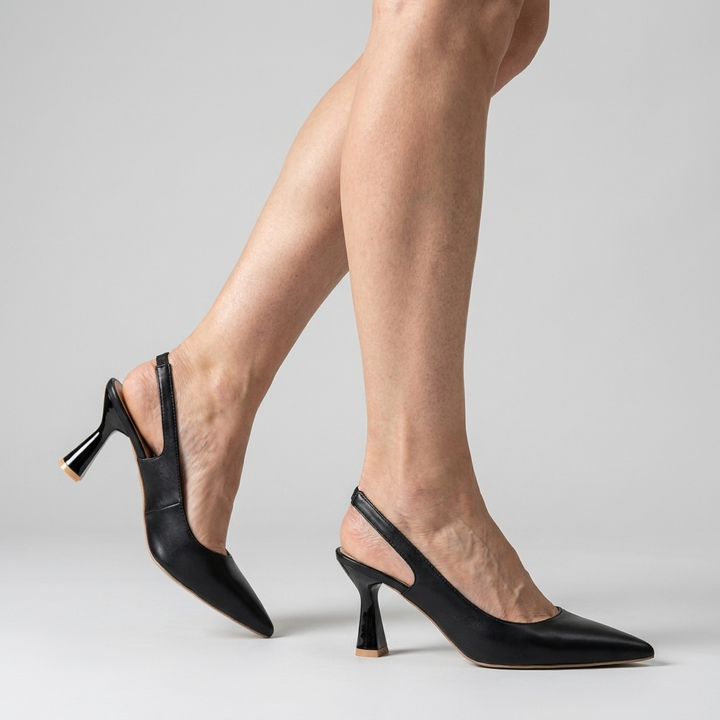 Sophia | Pointed Toe Slingback Heels – Leah & Lila