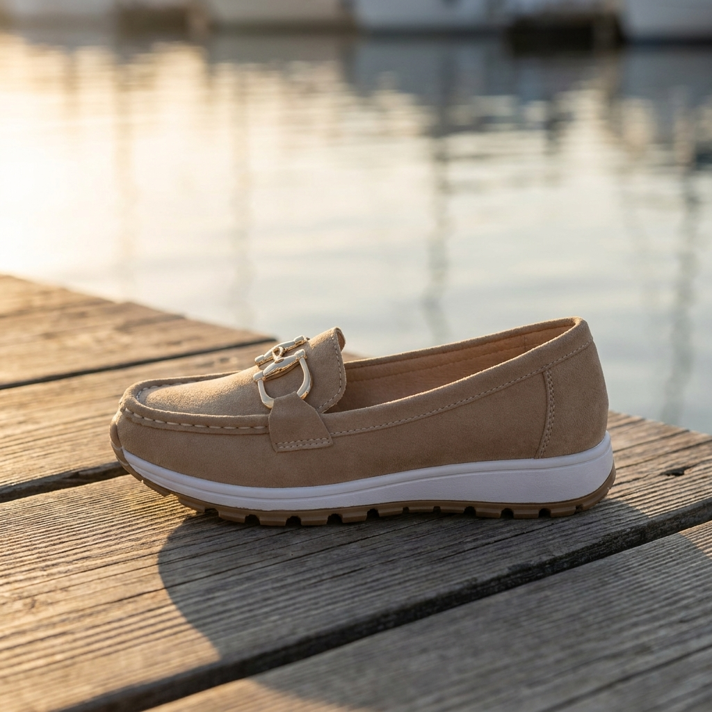 Elly | Chic Buckle Loafers – Leah & Lila