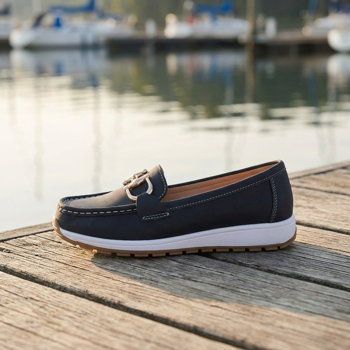 Elly | Chic Buckle Loafers – Leah & Lila