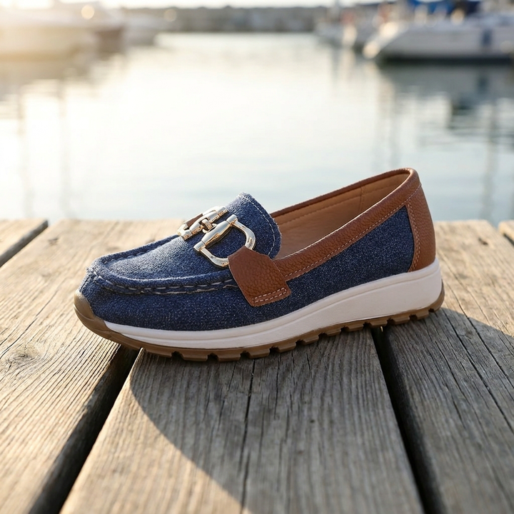 Elly | Chic Buckle Loafers – Leah & Lila