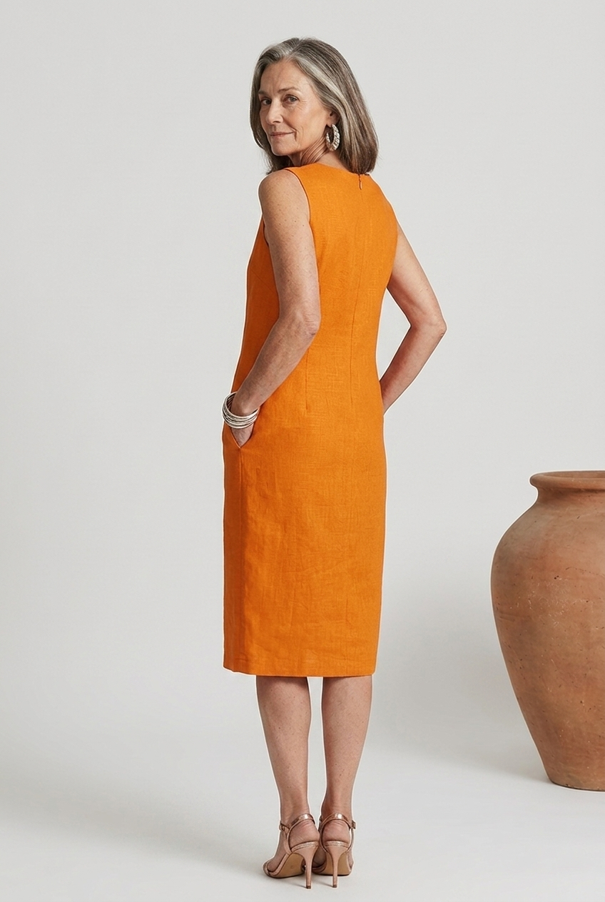 Elaine – Midi Dress with Pockets