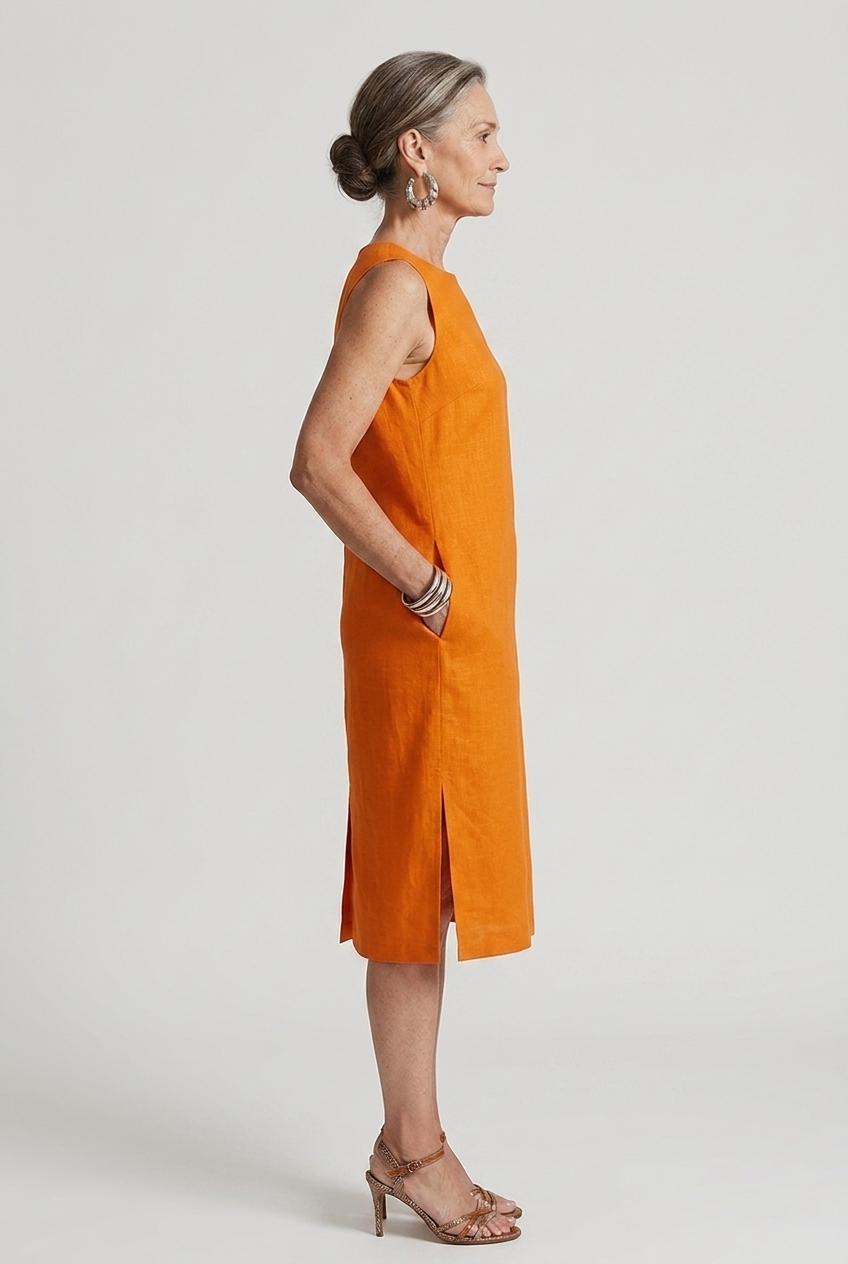 Elaine – Midi Dress with Pockets
