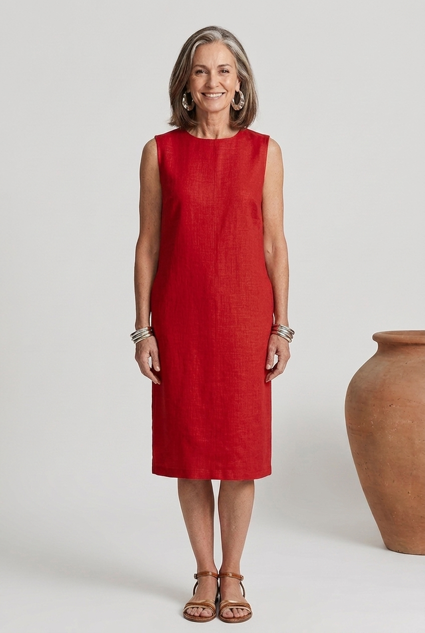 Elaine – Midi Dress with Pockets