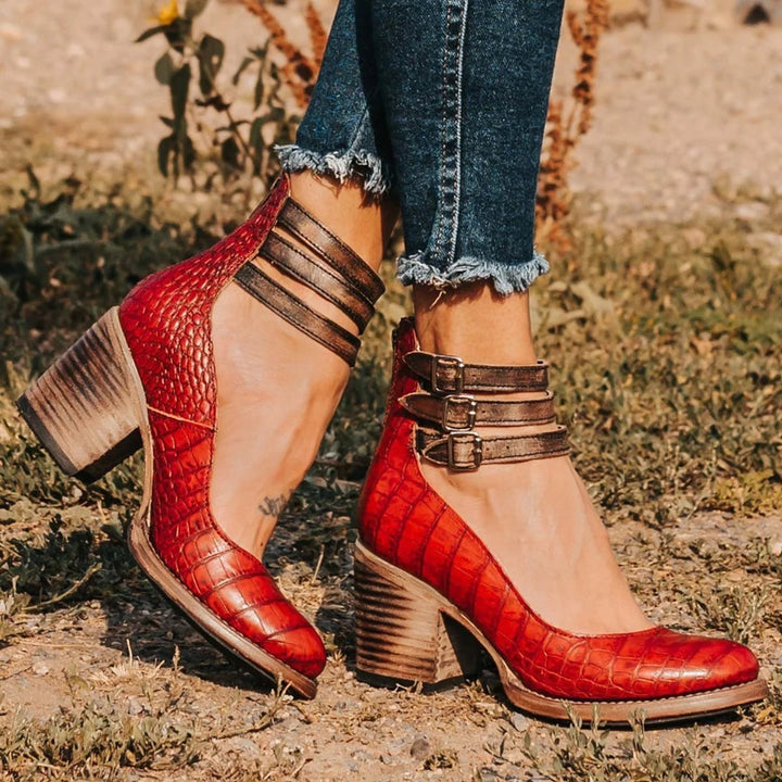 Nina | Strappy Block Heel Sandals