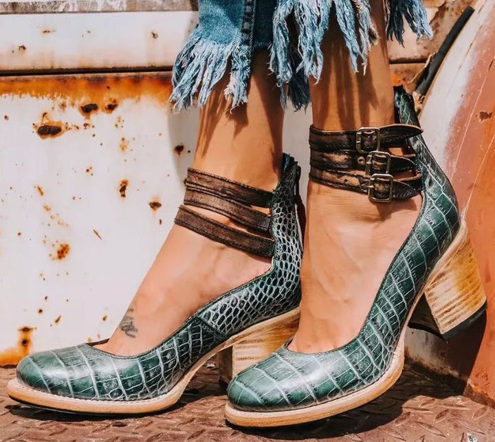 Nina | Strappy Block Heel Sandals
