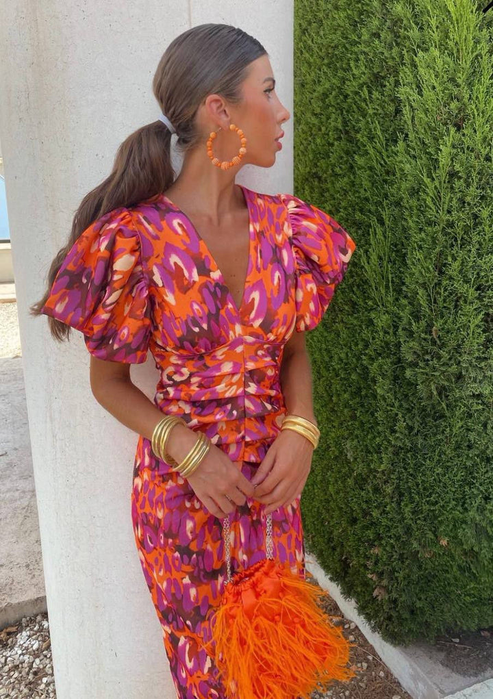 Florencia - Elegant Midi Summer Dress