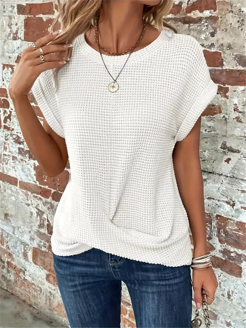 Linda -  The Sweetheart Round Neck T-Shirt