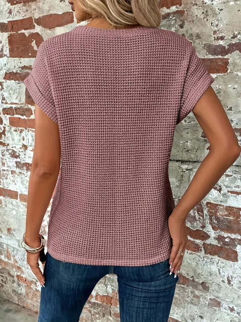 Linda -  The Sweetheart Round Neck T-Shirt