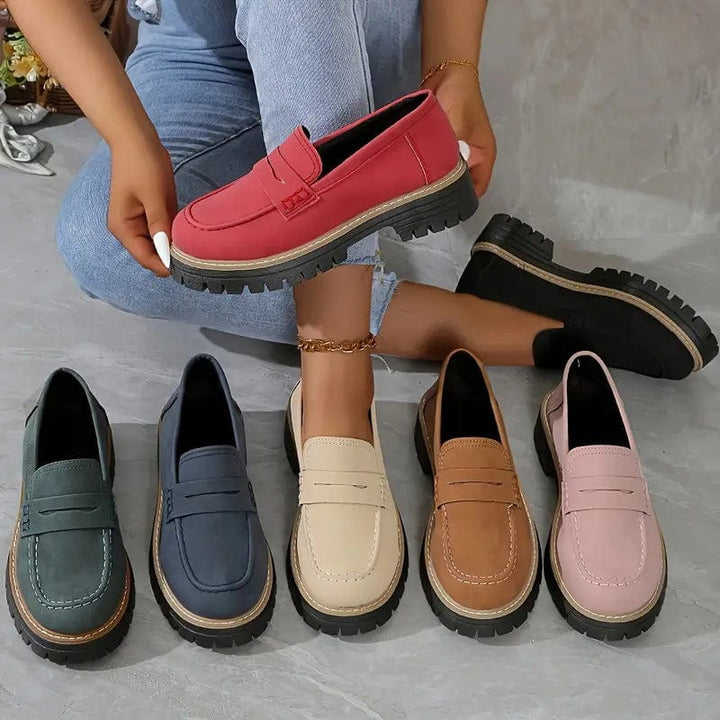 Babs - Suede Loafers