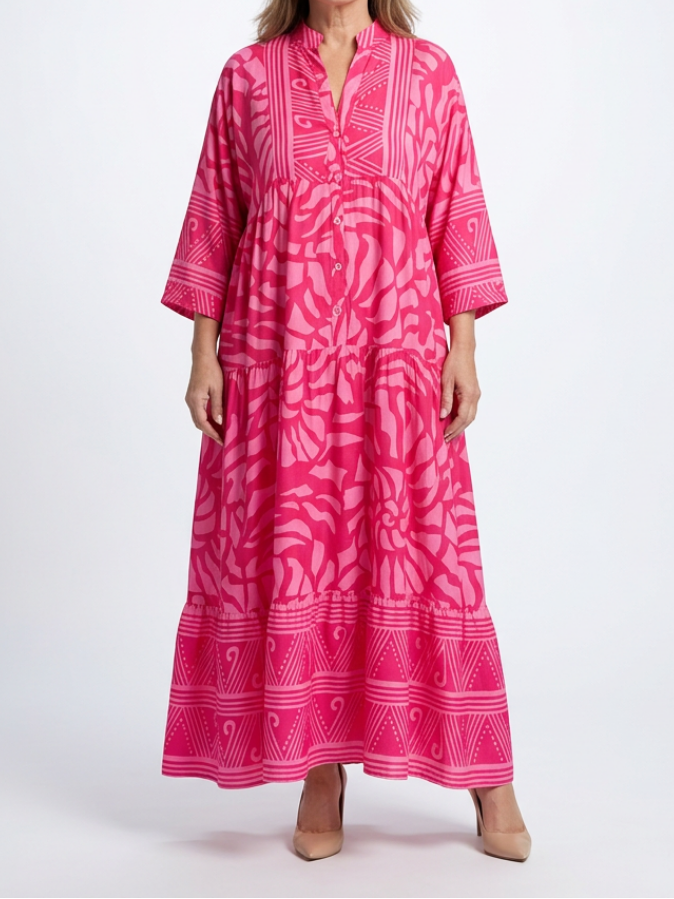 Blakely - Button Front Midi Dress