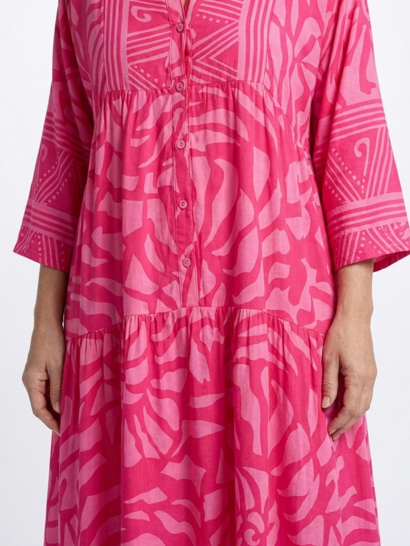 Blakely - Button Front Midi Dress