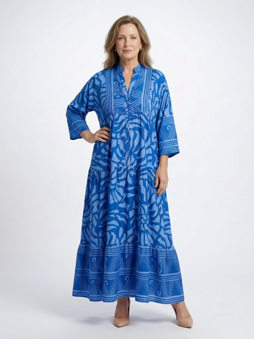 Blakely - Button Front Midi Dress