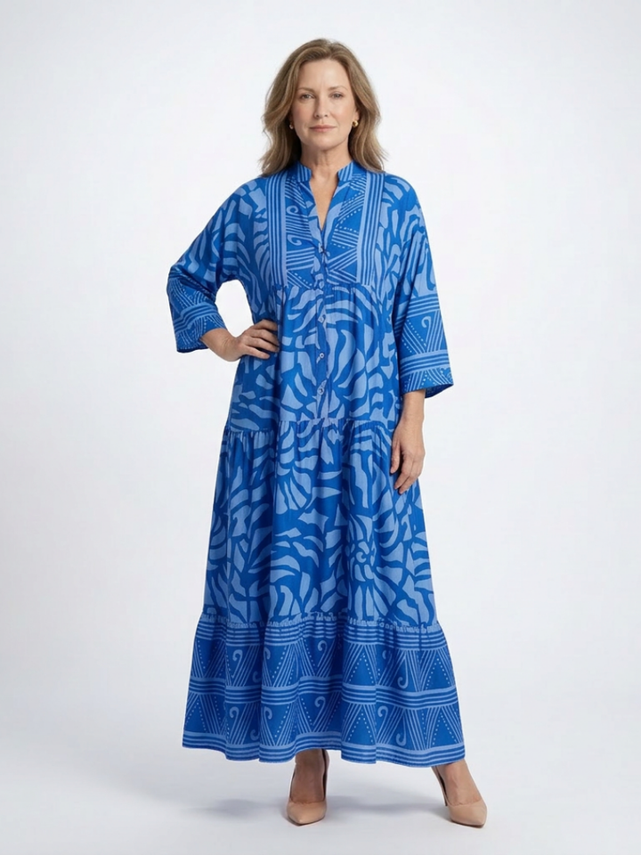 Blakely - Button Front Midi Dress