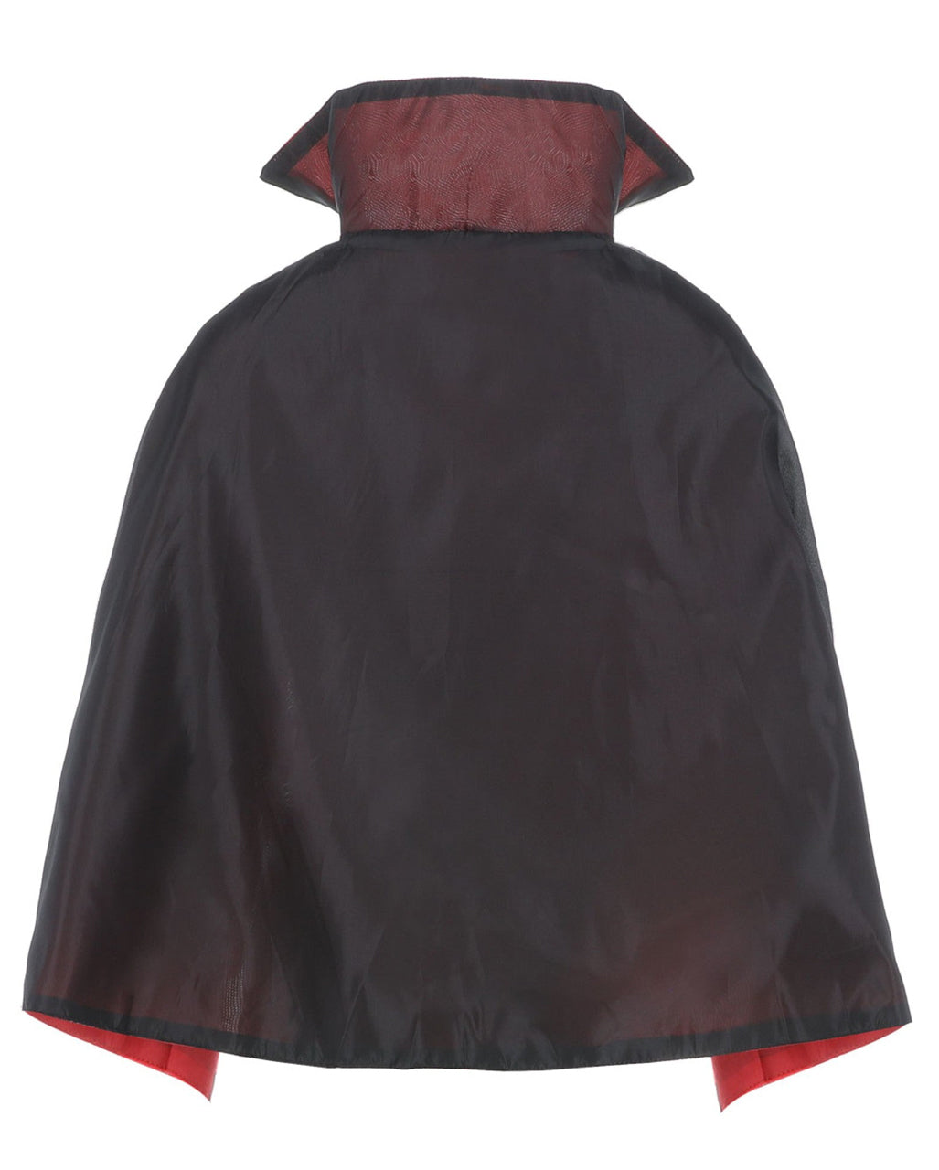 Reversible Vampire Cape for Kids with High Collar, Halloween Costume