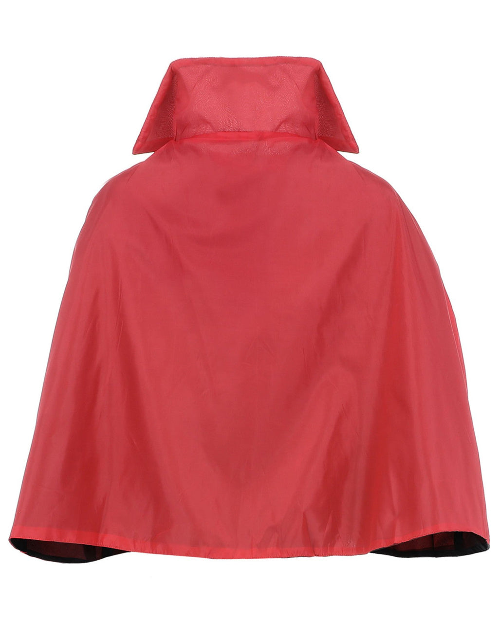Reversible Vampire Cape for Kids with High Collar, Halloween Costume