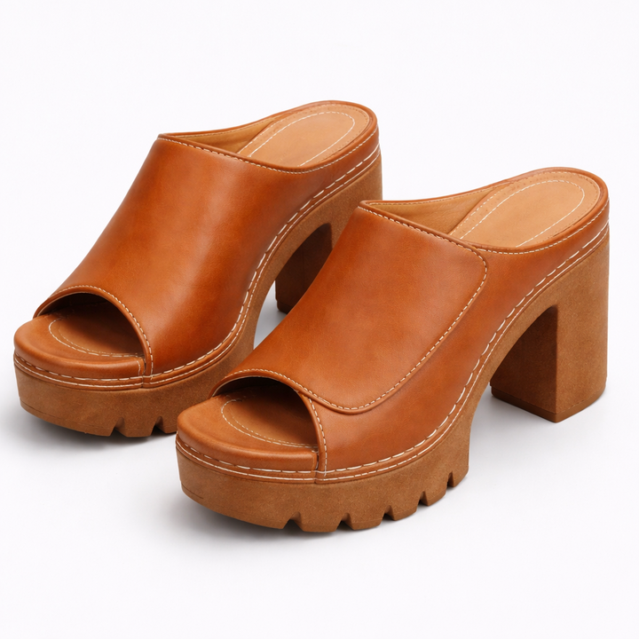 Lena – Chunky Platform Heels